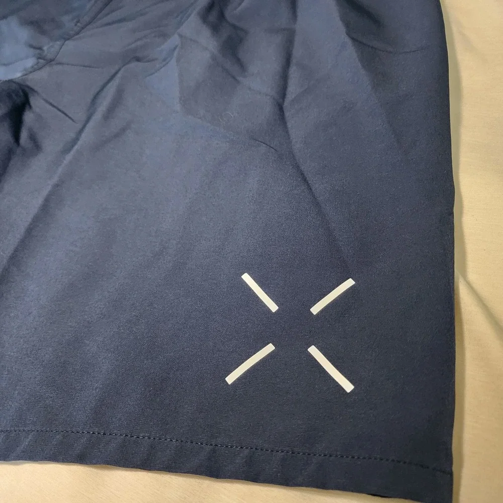 Ten Thousand Foundation Short Mens XL Navy Blue Good Zippered Pocket Athletic